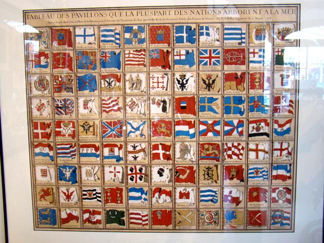 Maritime Flags of the World printed by Nicholas Bellin, Engraver to the King, Paris1756